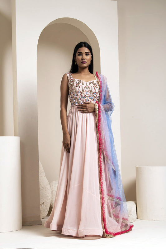 Dawn Pink Anarkali