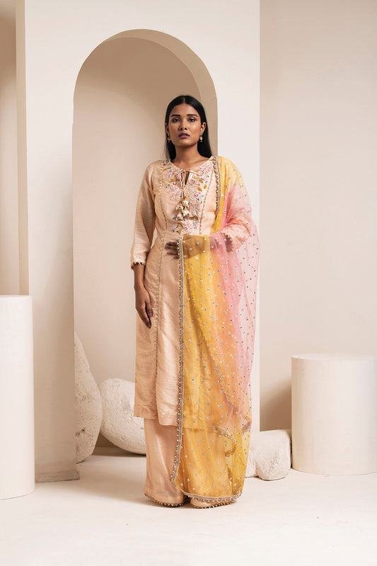 Cashmere Chanderi Palazzo Set