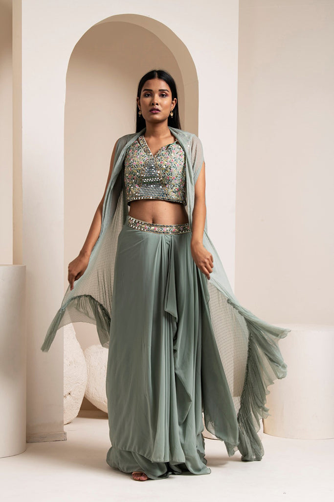 Spanish Grey Lehenga