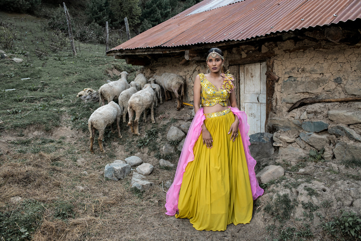 Old Gold Lehenga