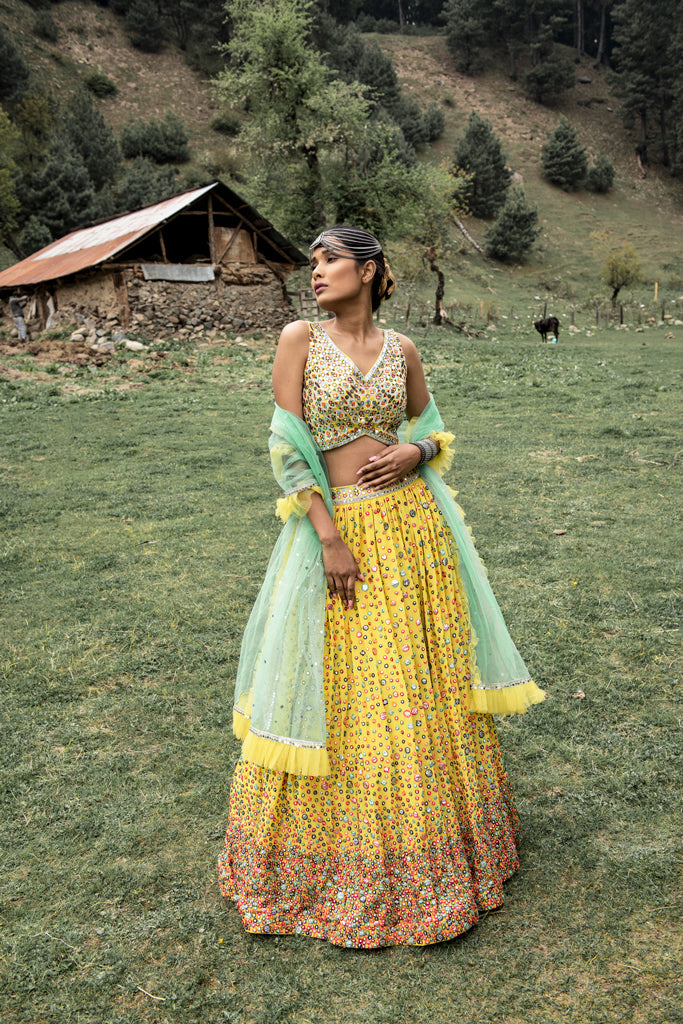 Yellow Lehenga