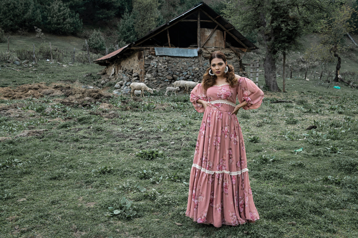 Pink Maxi Dress