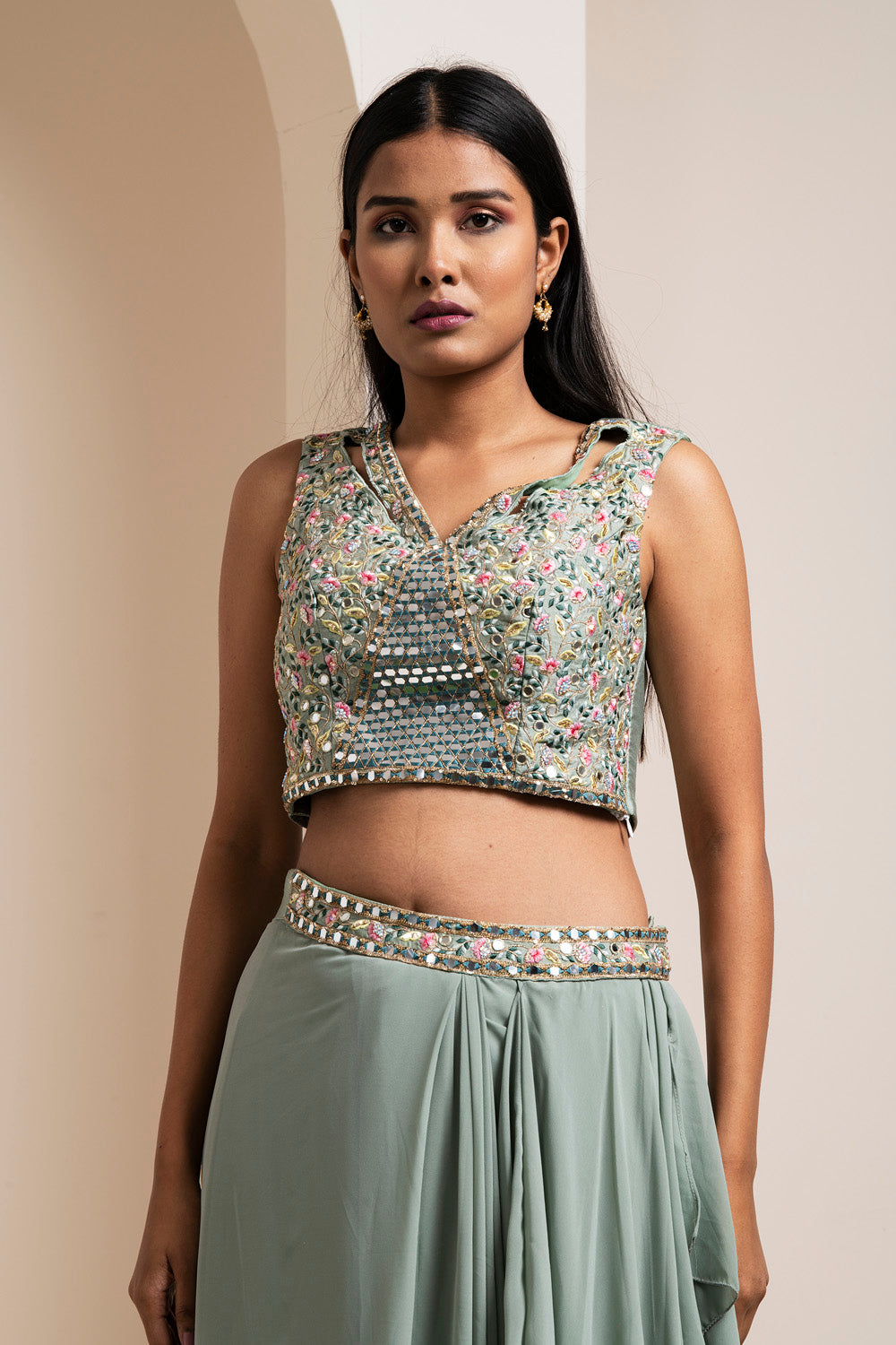 Spanish Grey Lehenga