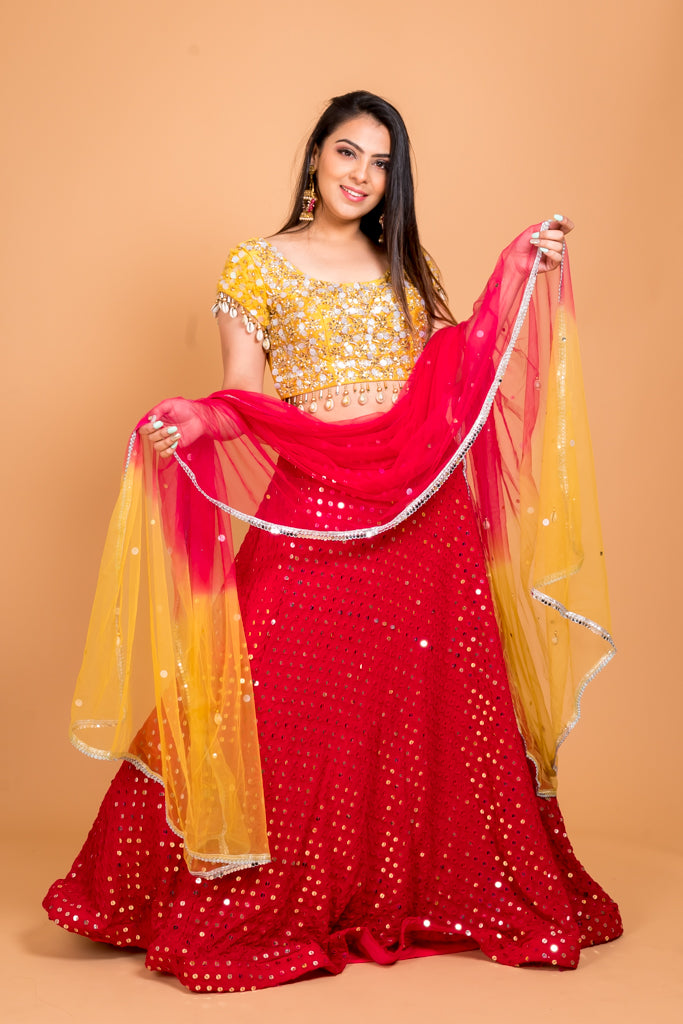 Flamboyant Lehenga Set