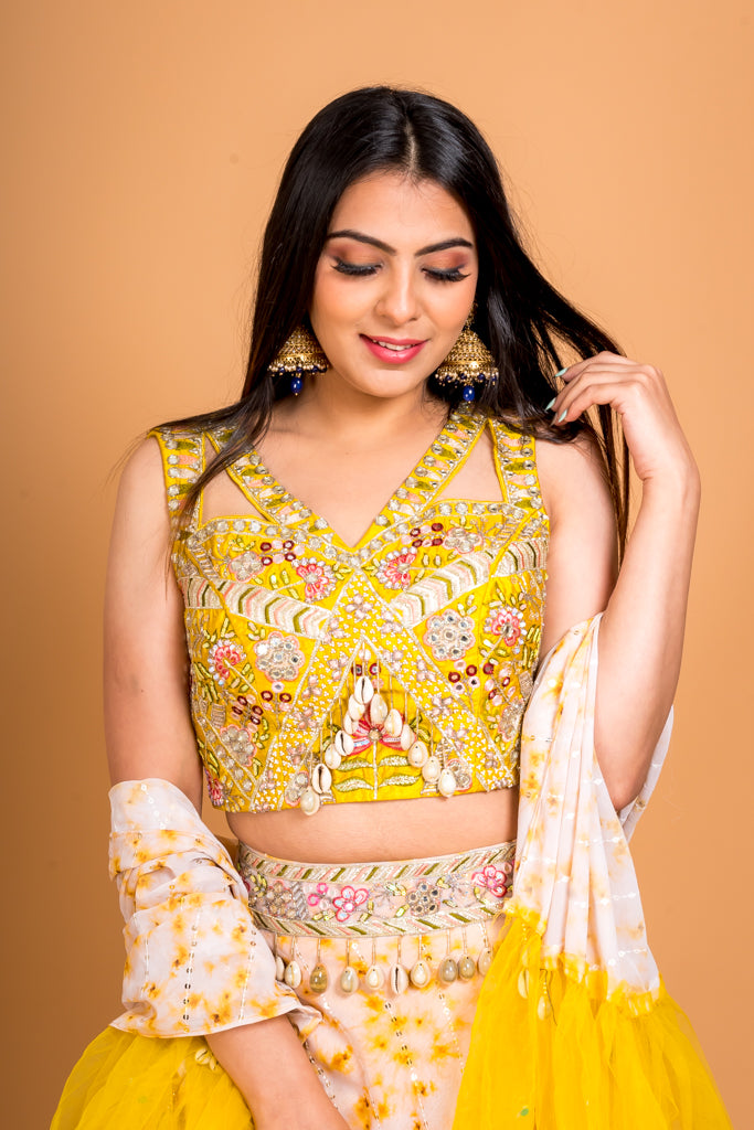 Canary Yellow Lehenga