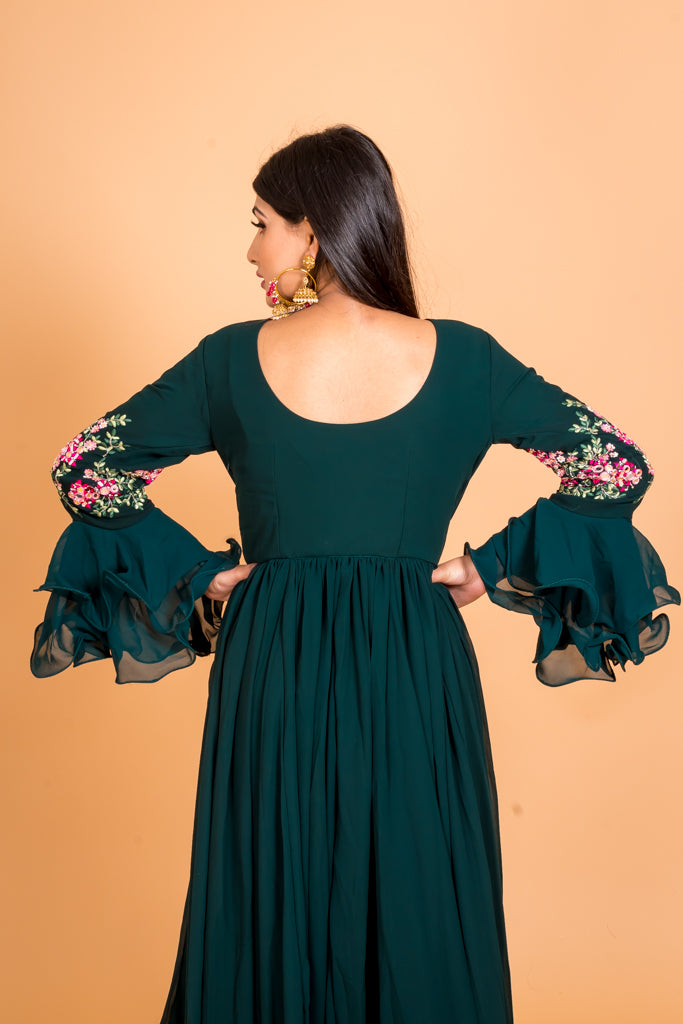 Persian Green gown