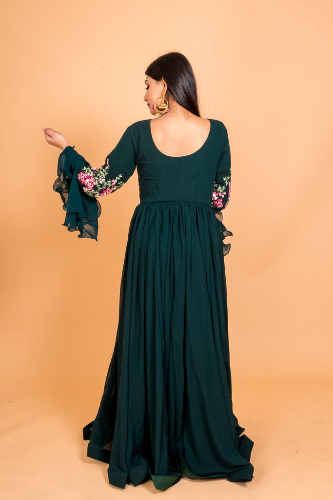 Persian Green gown