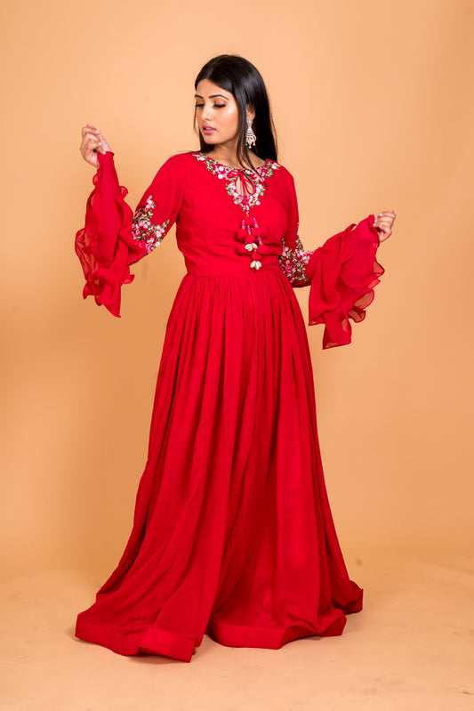 Persian Red Gown