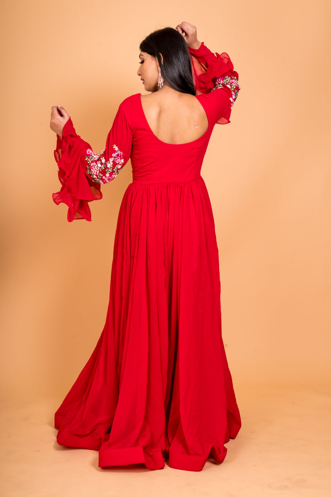 Persian Red Gown