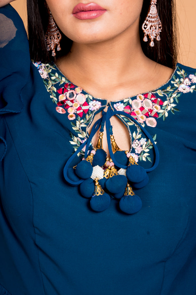 Cobalt Blue gown