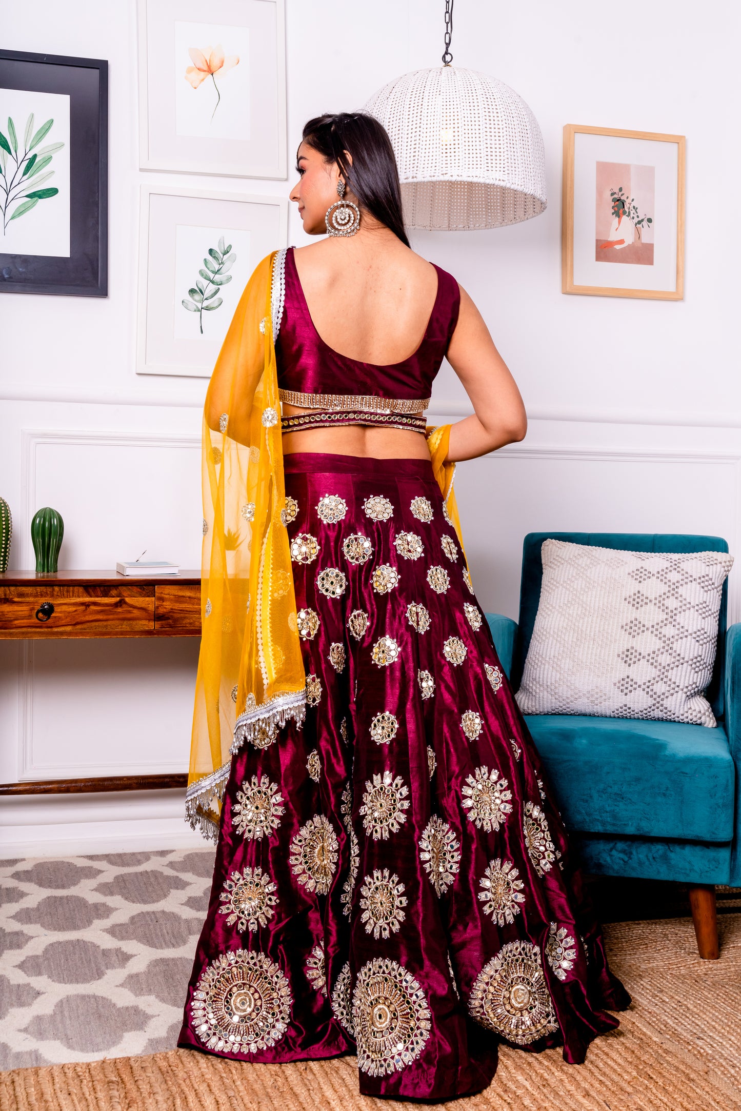 THE MARIGOLD SILK LEHENGA