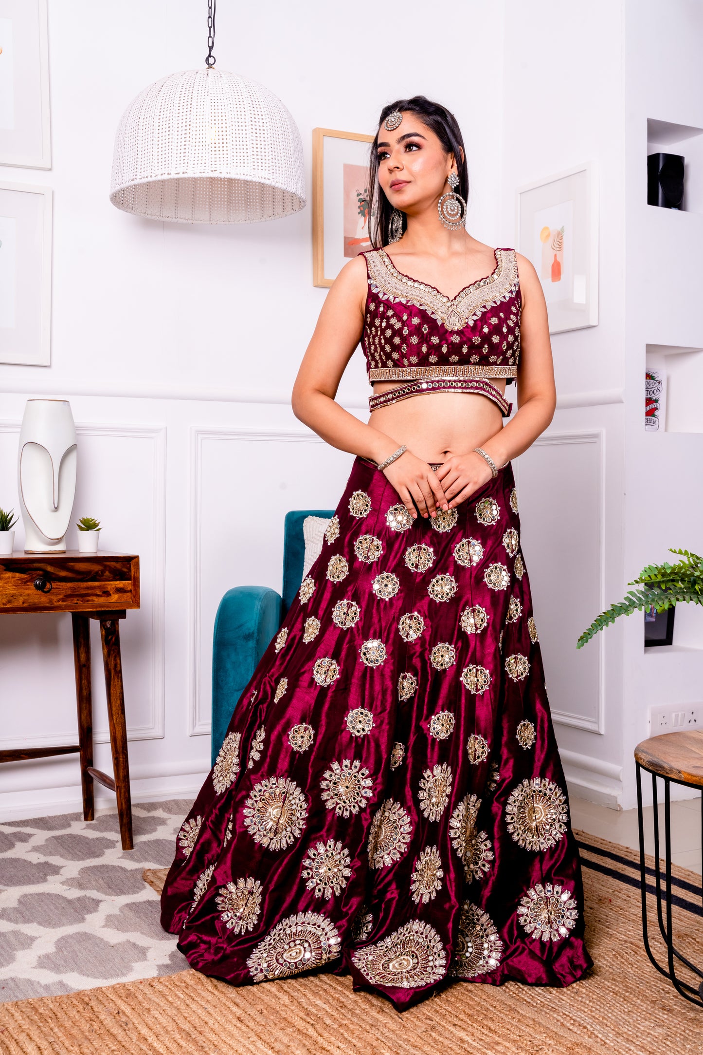 THE MARIGOLD SILK LEHENGA